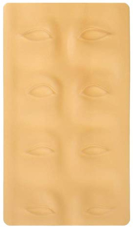 SH-Flying 3D-Silikon-Tattoo-Praxis-Haut, Tätowierung und Schwimmende Lippen Übungshaut für Schaufensterpuppe-Kopf-Praxis Permanent Makeup Augenbrauen und Augen und Lippen