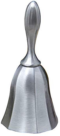 Belons Handglocke Tischglocke Zinklegierung Tischklingel Handklingel Anrufglocke Rezeptionsglocke Schulglocke Weihnachtsglocke