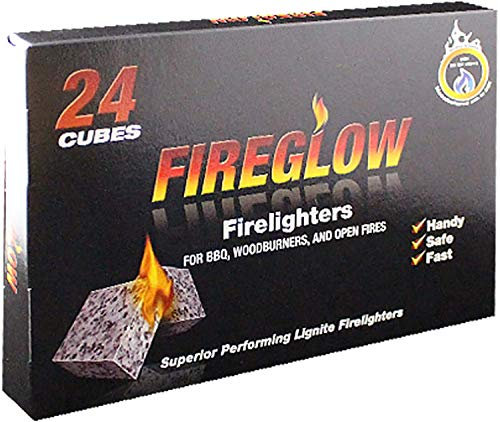 G4GADGET Superior Performance Fire-glow BBQ FireLighters 180g - 24 Pack