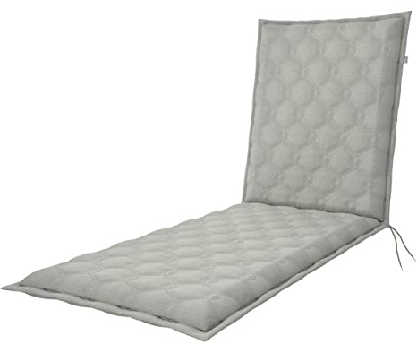 Doppler / Rolliege Fusion/Gartenliege Auflage/Rollliege/ca. 200 x 60 x 7 cm/Grau