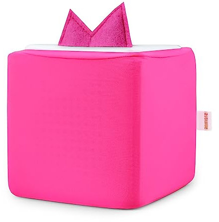 Schutzhüllen-Set für Toniebox, mit Filz-Ohrenschutz für Tonies Ohren, Staubschutz, Rosa