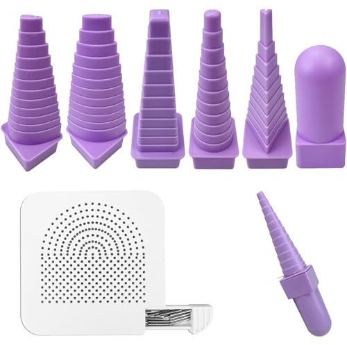 SHUIYUE 7er Set Formenspindeln, Drahtdesign, Schmuck Stick, Drahtschmuck Basteln