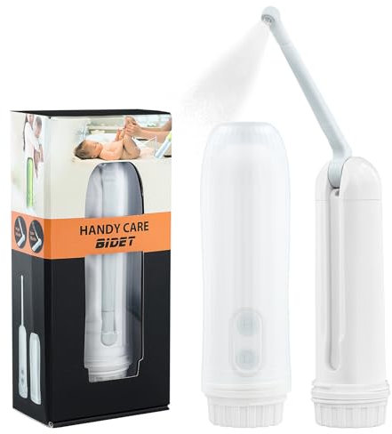Mini Portable Bidet, Electric Travel Bidet for Women Baby, Handheld Bidet Electric Bidet with 2 Mode and 140ml Bottle for Personal Hygiene Postpartum Care Hemmoroid Treatment