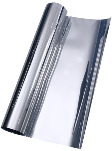 Kichvoe 1rotolo Pellicola Per Finestre Antisolare Pellicola Privacy Riflettente Anti-uv Per Blocco Calore e Protezione Solare Facile Da Applicare e Rimuovere Per Casa e Ufficio