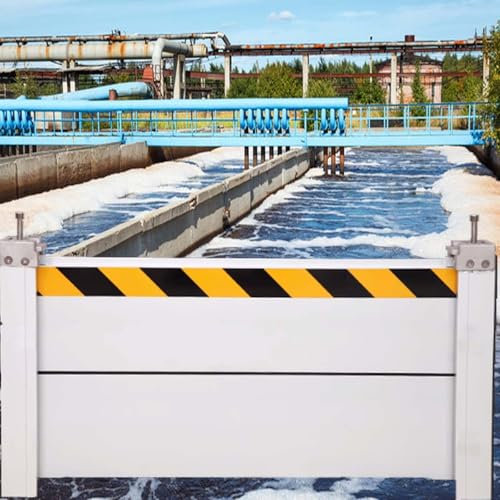 Generisch Hochwasserschutz Bei Türen Multifunktion Hochwasserschutz Barriere Tur Wasserdicht Aluminiumlegierungs Material Hochwasserschutz Bei Türen Für StraBe Bei Starkregen Flut,A,100 * 40cm