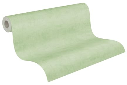 A.S. Création Tapet för barnrum Lilly & Luis - Resistent non-woven tapet slät - 10,05 m x 0,53 m - Grön - Tillverkad i Tyskland - 771788