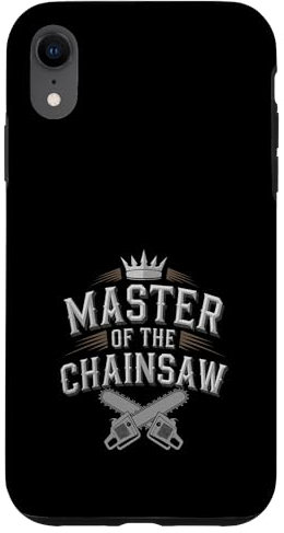 Sculpture sur bois pour tronçonneuse Coque pour iPhone XR