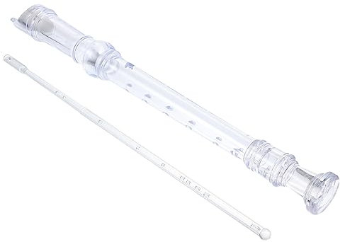 Yardwe 8-loch Blockflöte Aus Abs Kunststoff Professionelles Blasinstrument Für Anfänger Mit Reinigungsanleitung Langlebig Und Luftdicht Inklusive Reinigungsstab