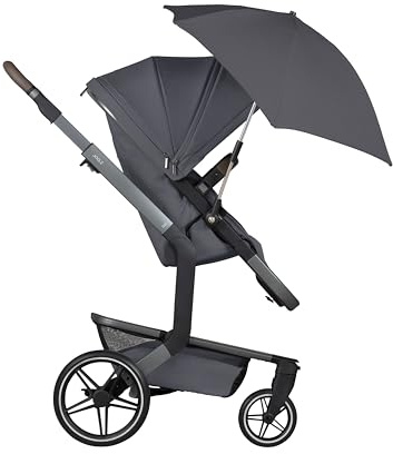 Joolz Parasol – Pushchair Sunshade Accessory with UPF 50+ UV Protection, Flexible Positioning, Easy Fit for All Joolz Strollers, Stylish & Durable Design - Space Black
