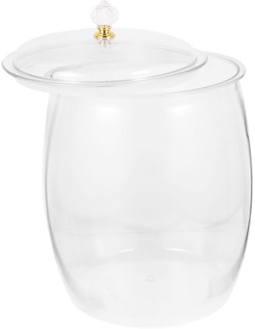 Alipis Bocal et Large Ouverture en Plastique de Fermentation Alimentaire 6,5l Joint D'eau Traditionnel pour Kimchi et Vin Trempé à Usage Domestique