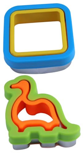 CIYODO Molde Cortador de Tostadas y Sándwich de Acero Inoxidable, Antiadherente, Reutilizable, 2 Piezas, para Cocina y Desayuno