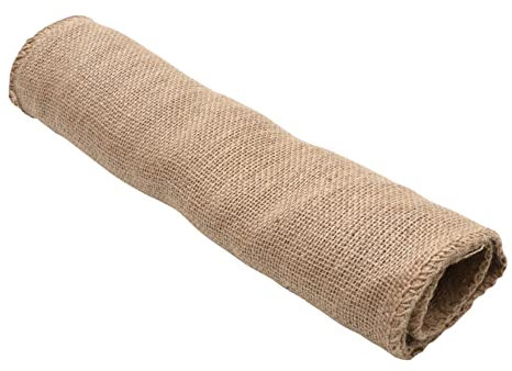 OFFSCH 1pezzi Sacco Di Juta Naturale Per Patate Giochi in Famiglia Gare e Stoccaggio Di Attrezzature Corde Vestiti e Provviste Ecologico e Tradizionale