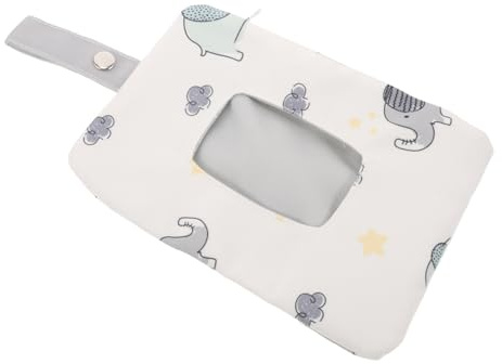 Supvox Wipe Holder Wiederverwendbare Feuchttuch Box für Unterwegs Großer zu Reinigen für Babywipes für Ausflüge