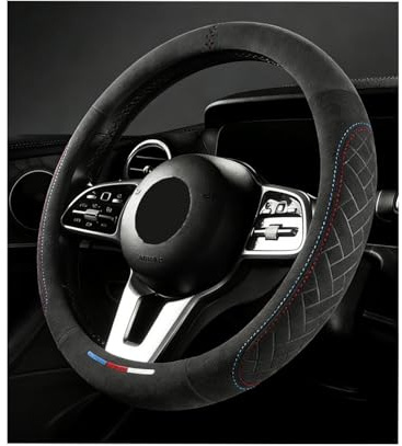 SHITONGSHANGMAO Auto Lenkradhülle Lenkrad Abdeckung für Mitsubishi Eclipse Cross PHEV Hybrid 2021 2022 2023+, Leder Lenkradbezug Lenkradabdeckung Komfortgriff Sportlich Rutschfest