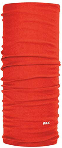 Original Solid Red Multifunktionstuch - nahtloses Mikrofaser Schlauchtuch, Halstuch, Schal, Kopftuch, Unisex, 10 Anwendungsmöglichkeiten