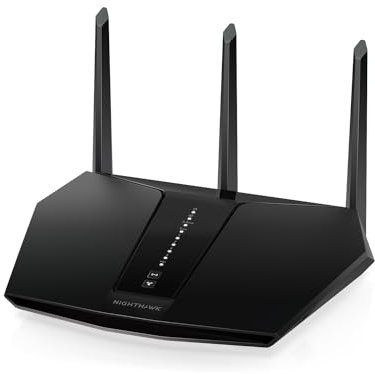 NETGEAR Router Nighthawk WiFi 6 (RAX30) Router gigabit dual-band a 5 stream, velocità wireless AX2400 (fino a 2,4 Gbps), copertura fino a 2000 m² e 20 dispositivi