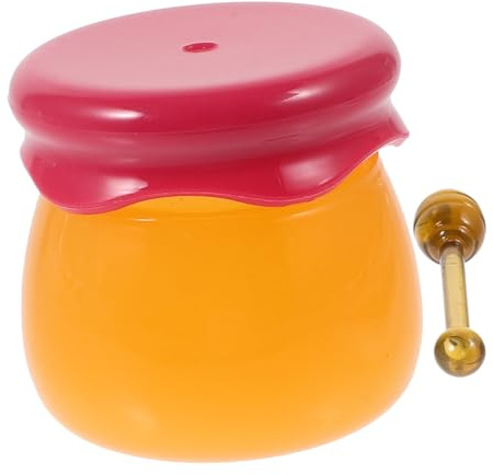 minkissy Lip Balm Jar 6g Small Cream Container Spoon Red Cosmetic Container Refillable Sample Jar Lid for Travel and Makeup Storage