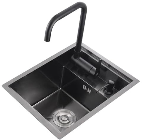 Küchen Unsichtbares Waschbecken Mit Abdeckung, Klappbares Wasserhahn-Abflusszubehör Aufsatz-Gemüsewaschbecken Bar-Wohnmobile Einzelbeckenspüle Aus Edelstahl Kleines Einbauwaschbecken Küchenspülen (Co