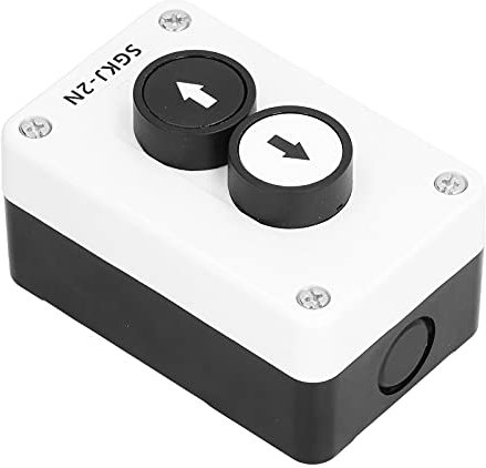 SGKJ Interrupteur à Bouton-Poussoir Étanche Auto-Réinitialisant, Commutateur pour Démarreurs de Solénoïde Relais Magnétiques Contrôle de la Poussière