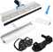 Self-Levelling Cement Tool Kit,Spiked Screeding Compound Roller,Roller Brush,Spiked Shoes,Stainless Steel Scraper Self-Leveling Rake,Epoxy Floor Tools for Self Leveling Cement