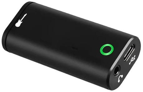 VBESTLIFE Interfaz de Audio para Guitarra Tarjeta de Sonido de Grabación Interna de Bolsillo con Tipo C, 6,35 Mm y 3,5 Mm, para Tableta con Teléfono IOS Plug & Play Portátil