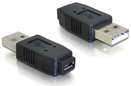DeLock Adaptateur Prise femelle A+B USB micro vers Prise mâle A USB 2.0