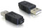 DeLock Adaptateur Prise femelle A+B USB micro vers Prise mâle A USB 2.0