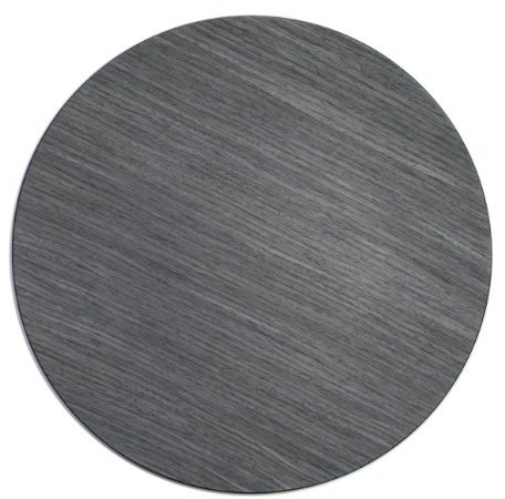Gray Pine Round Charger Plate