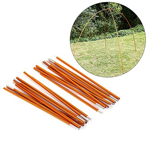 Camping Zeltstangen Set aus Aluminiumlegierung, 2 Stück, 8,5 mm Durchmesser, für Outdoor und Camping