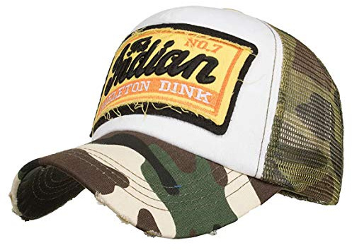 Basecap Mesh Cap Herren Trucker Baseballcap Distressed Snapback Sport Kappe