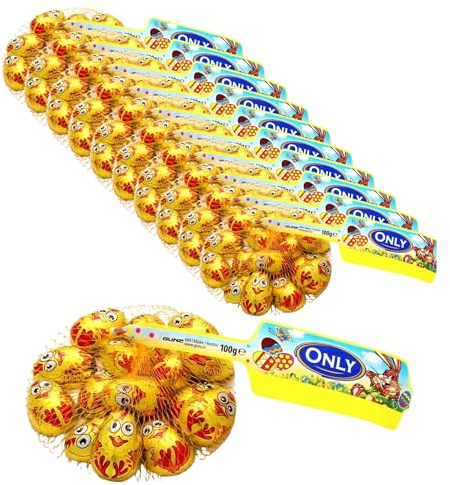 10x 84 g Schokoküken - im Netz/Schokolade