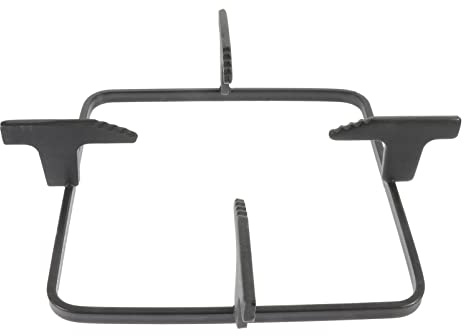 DOITOOL Gas Stove Support Rack Safe Pot Support Black Cast Structure Design Replacement Part and Sturdy Pan Holder for Kitchen Use