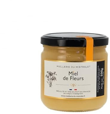 Miel de fleurs 500g - Miellerie du Mistralet