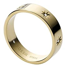 Fossil Damen-Edelstahlband Ringe