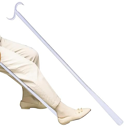 Idezek Ayuda para Usar Calcetines - Ayuda para Sacar Calcetines | Ayuda para Ponerse Calcetines para el hogar, Gancho Vestir Desmontable multifunción, función Cuerno Zapato