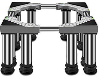 Washing Machine Base Refrigerator Shelf Holder Stand height 19-22cm Washer Pedestals & Frames Durable Washer Dryer Stack Stands Pedestals & Frames for large plant container (8legs 19) (12legs 19)