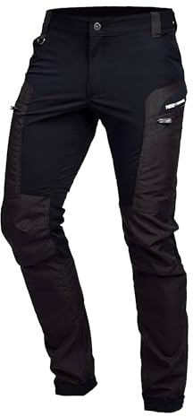 PUMA Workwear Pro-One Adventure Outdoor Wanderhose Herren - Ideal zum Klettern, Bergsteigen, Parkour und mehr – flexibel, verstärkt & strapazierfähig - Outdoor Hosen für Herren - Schwarz - M