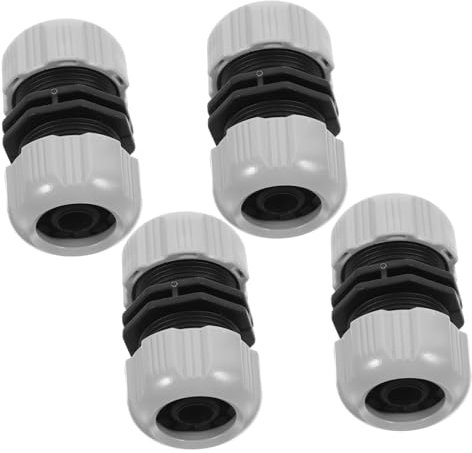 BESPORTBLE 4pcs Garden Hose Quick Connectors Hose Repair Adapter Flexible Pipe Connectors Water Pipe Joint Kit Garden Fittings