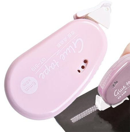 Scrapbook Tape Roller - Doppelseitiger Kleberoller - Doppelseitiges Klebeband mit Spenderrolle für Kinder, , Frauen