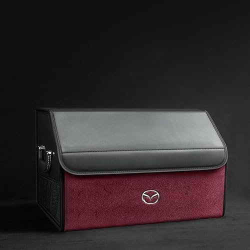 WpecM Kofferraumtasche FüR Mazda B Series 1961-2006, Zusammenklappbarer Auto Organizer, Kofferraum Organizer, Wasserabweisend Autobox Kofferraum Rutschfester Boden Mit FäChern