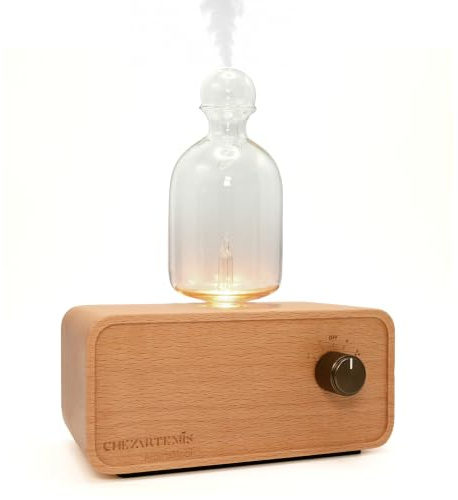 chezArtemis Aria Wasserloser Aroma Diffuser Kabellos für Aromatherapie