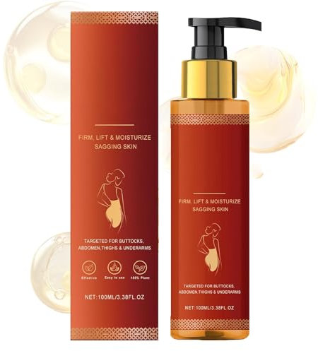 Magic Body Oil Firming, Glow Essence Ma-gic Luxury Body Oil for Women, Skin Tightening Oil, Firming Shimmer Glow Remedy Body's Oil, Bio Magic O-il for Sagging Skin(100ML)