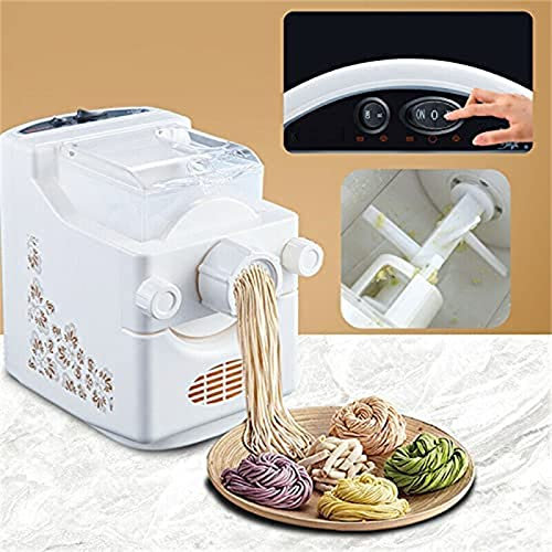 Electric Pasta Maker Machine with 9 Noodle Molds, Multi-Function Automatic Noodle Maker for Homemade Pasta, Spaghetti, Macaroni, and Dumplings
