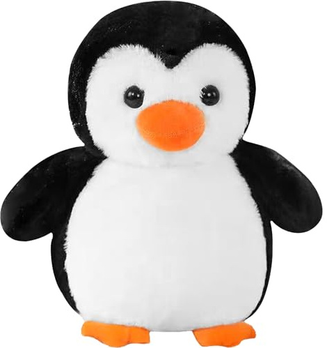 Qxwuyazbryl Pinguin Kuscheltier Süß, Plüschtier Pinguin 30cm, Pinguin Kuscheltier Weich, Stofftier Schmusetier zum Kuscheln & Spielen, Plüschtier Pinguin Geschenk, für Fans Kinder Mädchen Jungen