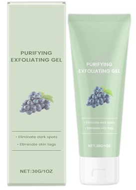 Skin Gentle Peeling Exfoliant,Moisturizing Face Scrub to Remove Dead Skin,Deep Cleansing Facial Exfoliator for All Skins Types
