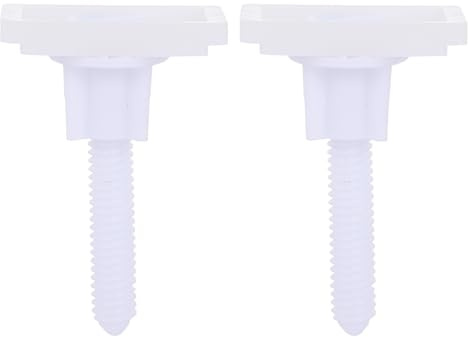 Generico Kit di Fissaggio per Sedile Wc 2 Set Bulloni in ABS per Cerniera Sedile Wc Accessori Bagno Water Riparazione Casa e Hotel