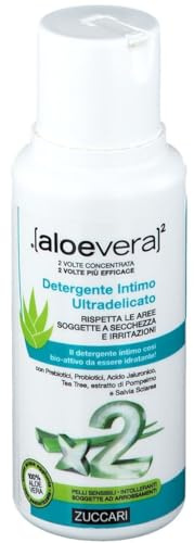 Aloevera Zuccari 2 Detergente Intimo Ultradelicato, 250 Millilitro