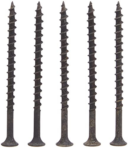 Merriway BH02577 (25 Pcs) Phillips Grip Tite Bugle Head Drywall Screw, Black Phosphate 4.2 x 65mm (No. 8 x 2.1/2 inch) - Pack of 25 Pieces