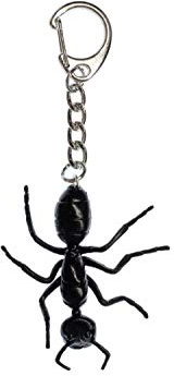 Miniblings ants Porte-clé Porte-clés ants Halloween insectes noir - bijoux à la mode main I I Pendentif trousseau de clés Porte-clef