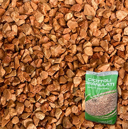 Sassi Decorativi per Giardino e Aiuole Granulato Marmo Rosso Verona 8/12mm Sacco 25kg